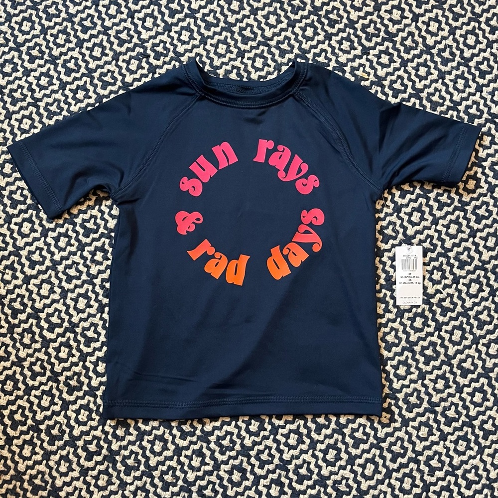 NWT Old Navy Toddler Swim Rash guard Shirt